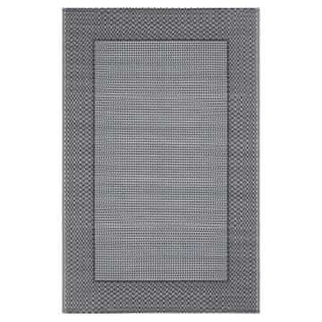 Vidaxl Zunanja preproga ARAKIL siva 160x230 cm PP