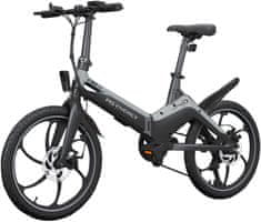 MS ENERGY i10 električno kolo, zložljivo, 250 W motor, 6 prestav Shimano, črno siv