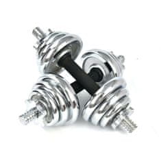 SEDCO Nalaganje hantle SEDCO chrome set 2 x 10 kg