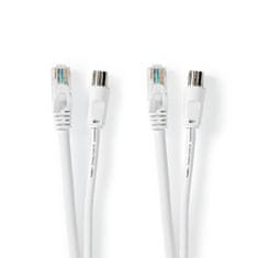 Nedis Kombiniran RF kabel + UTP CAT 6 kabel 5m