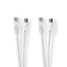 Nedis Kombiniran RF kabel + UTP CAT 6 kabel 1.5m