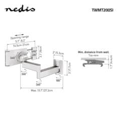 Nosilec za tablico 7-12'' TWMT200SI