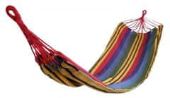 SEDCO SEDCO viseča mreža brez prečke 200 × 80 cm, zelena/rdeča, nosilnost 120 kg