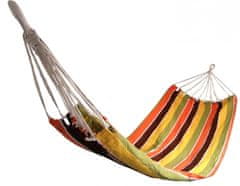 SEDCO SEDCO viseča mreža brez prečke 200 × 80 cm, zelena/rdeča, nosilnost 120 kg