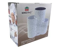 KINGHoff Triple Knife Block & Utensil Holder Kinghoff Kh-1585