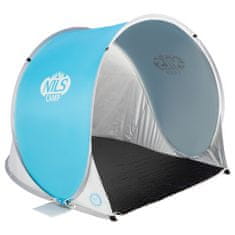 NILLS CAMP samonosilni zložljivi šotor za plažo NC3173 modro-siva