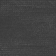 Greatstore Balkonsko platno antracitno 90x500 cm HDPE