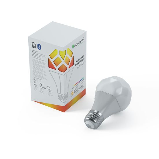 Nanoleaf Essentials Smart A19 pametna žarnica, 800Lm, bela, E27, 2700K-6500 K, 120V-240 V