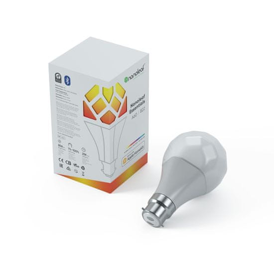 Nanoleaf Essentials A19 pametn žarnica, 800Lm, bela, 2700 K-6500 K, 120V - 240V, B22