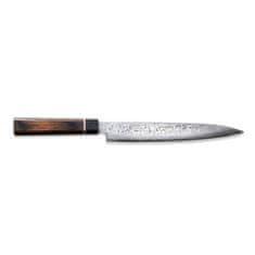 Suncraft Senzo Black Damascus Slicer 210mm - japonski kuhinjski nož za meso in sushi