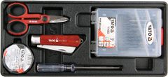YATO  Vložek za vtičnico - izol. trak, tester, škarje, montažo nož, komplet svedrov 1-10mm