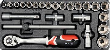 YATO  Vložek za vtičnico - komplet ključev, 24ks
