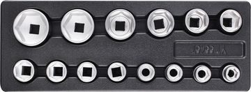 YATO  Vložek za vtičnico - komplet nasadnih ključev 3/4", 19-55mm, 14ks