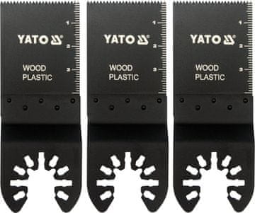 YATO  List žage za potapljanje. rezine HCS za večnamensko, 34mm (lesa, plastika), nastavljeno 3ks