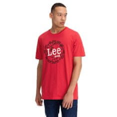 Lee Majica World Tee Warp Red M