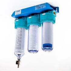 Triplex "ZK10-I" Pro, vodni filter z izpustom, priklop 3/4"