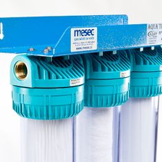 MESEC Triplex "ZK10-I" Pro, vodni filter z izpustom, priklop 3/4"