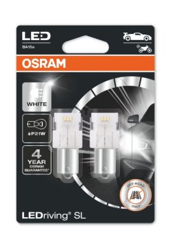 Osram LEDriving SL 7506DWP-02B 12V 1,4W BA15S 6000K P21W