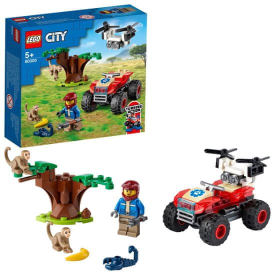 LEGO City 60300 Reševalno štirikolesno kolo v divjini