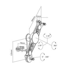 MaxTrack Nosilec za tablico HT4L