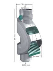MESEC Rainus, filter za deževnico, vgradnja v žleb, rjav / filtri in pribor za deževnico