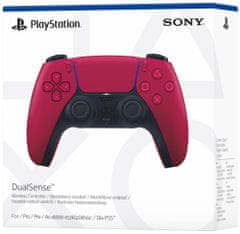 Sony DualSense brezžični igralni plošek za PS5, Cosmic Red