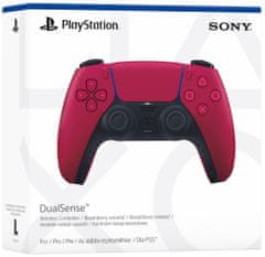 Sony DualSense brezžični igralni plošek za PS5, Cosmic Red