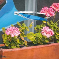 Delight Samolepilna mreža proti komarjem z odprtino z zadrgo za zalivanje rož - 130 x 150 cm - bela