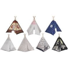 Enero Otroški šotor Teepee STARS, dimenzije 106 x 106 x 150 cm T-202