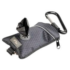 Duvo+  DUVO+ Najlonski držalo za vrečke za zbiranje iztrebkov s 15 vrečkami -Črna 6x20x1,5cm