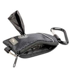 Duvo+  DUVO+ Najlonski držalo za vrečke za zbiranje iztrebkov s 15 vrečkami -Črna 6x20x1,5cm