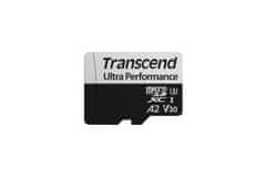 Transcend Micro SDXC spominska kartica, 128 GB, 340S, 160/125 MB/s, C10, U3, V30, A2 + SD adapter