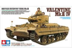 Tamiya maketa-miniatura Valentine Mk.II-IV - britanski pehotni tank Mk.III • maketa-miniatura 1:35 tanki in oklepniki • Level 4