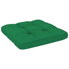 Vidaxl Blazina za kavč iz palet zelena 80x80x12 cm