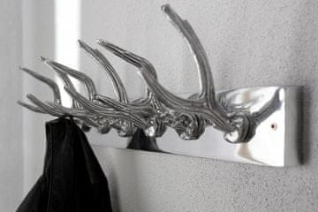 KINGHOME INVICTA obešalnik DEER 50 cm srebrn - aluminijeva zlitina