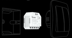 Sonoff DUALR3 WiFi dvosmerno pametno stikalo za rolete in žaluzije, merilec porabe energije ali dvojno stikalo, DUAL R3 