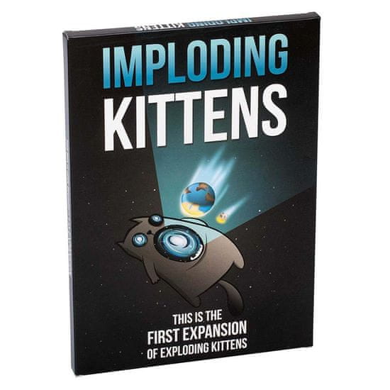 Exploding Kittens igra s kartami Exploding Kittens, razširitev Imploding Kittens angleška izdaja