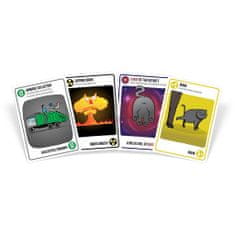 Exploding Kittens igra s kartami Exploding Kittens, razširitev Streaking Kittens angleška izdaja