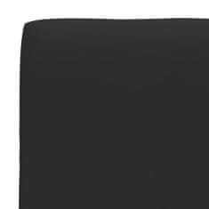 Vidaxl Blazina za kavč iz palet črna 70x40x12 cm