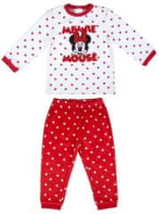 Disney dekliška pižama Minnie 2200006158, 86, rdeča