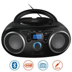 Manta BBX006 radio FM, CD, MP3, USB, Bluetooth 5.0