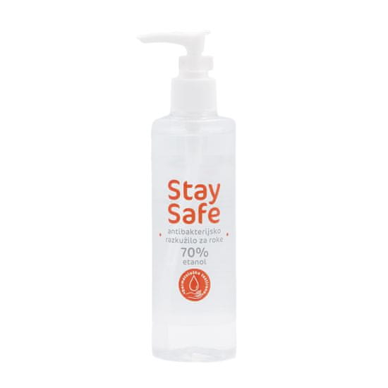 Stay Safe StaySafe, razkužilo za roke 250ml s pumpico