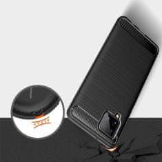 MG Carbon Case Flexible silikonski ovitek za Samsung Galaxy A42 5G, črna