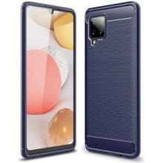 MG Carbon Case Flexible silikonski ovitek za Samsung Galaxy A42 5G, modro