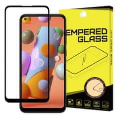 MG Full Glue Super Tough zaščitno steklo za Samsung Galaxy A11 / M11, črna