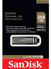 SanDisk Ultra Extreme Go USB ključ, 256 GB
