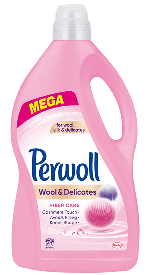 Perwoll Wool & Delicates gel za pranje, 3,6 l, 60 pranj