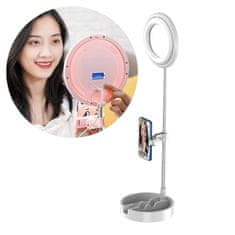 MG Beauty Selfie Ring krožka LED svetloba, belo