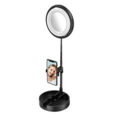 MG Beauty Selfie Ring krožka LED svetloba, črna