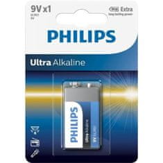 Philips baterija, 9V Ultra, 1 kos